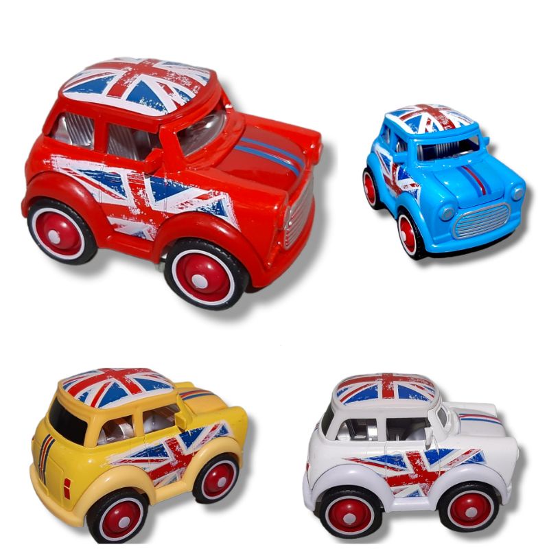 Diecast mobil mini cooper miniatur mobil