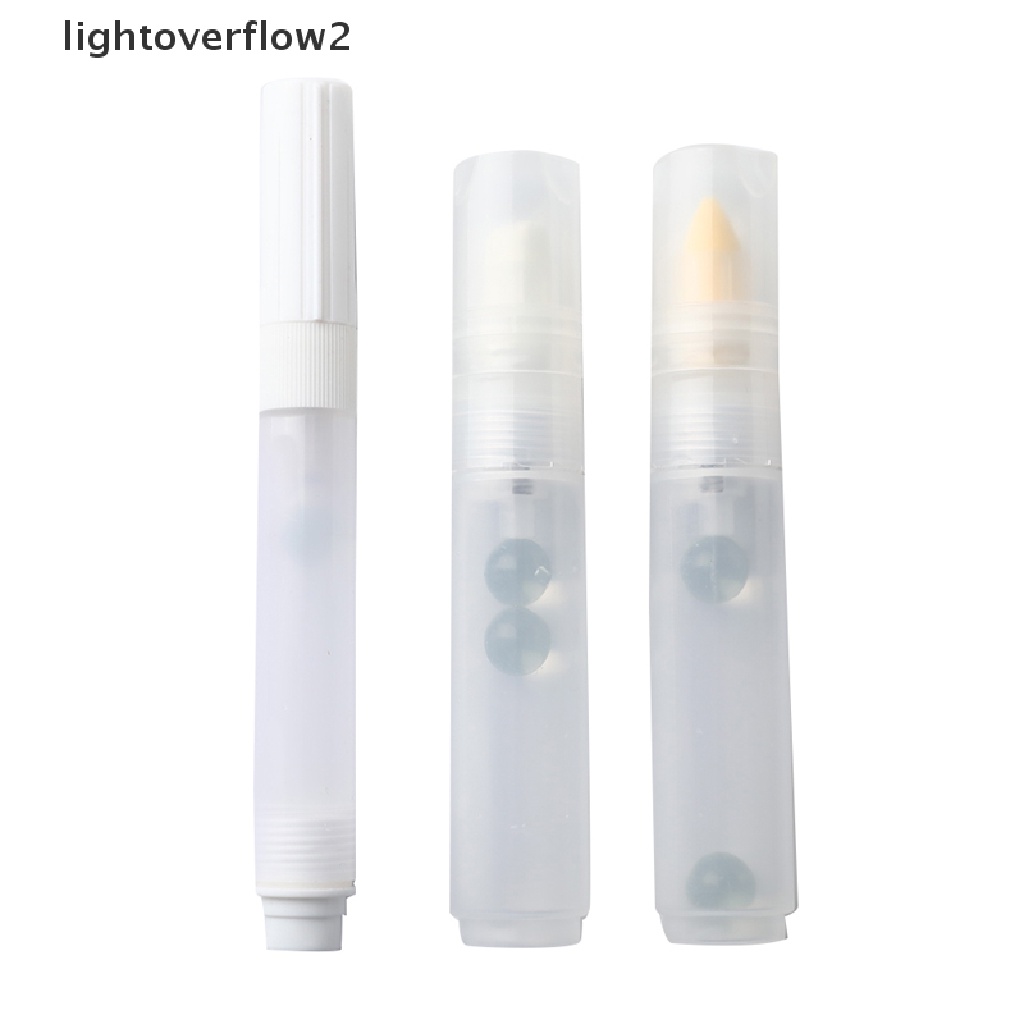 (lightoverflow2) Pena Kapur Cair Kosong 5mm 8mm 10mm Bahan Plastik