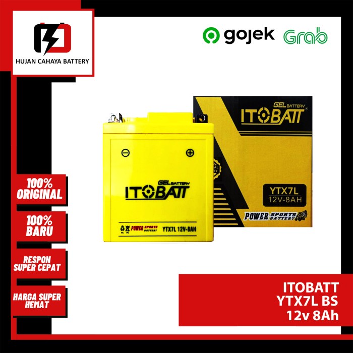 AKI VESPA LX 150 / VESPA LX125 / VESPA SPRINT - ITOBATT YTX7L-BS MF