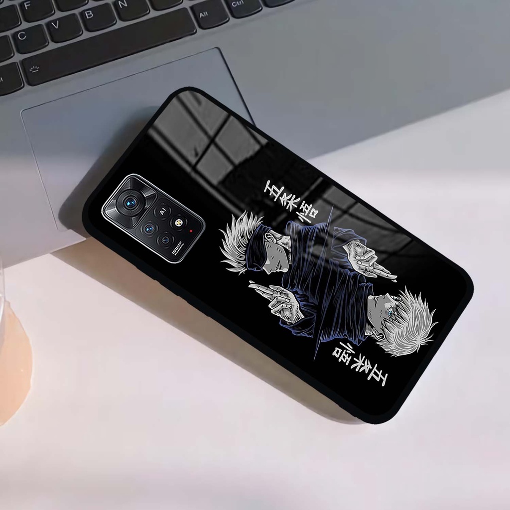 Case Glossy Kilau Redmi Note 11 Pro | Casing Hp Xiaomi | Pelindung Smartphone | Motif Jujutsu Kaisen