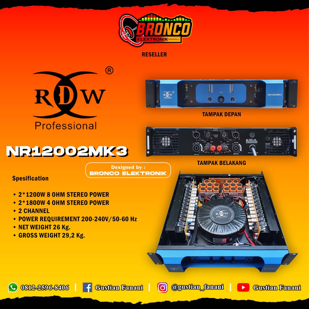 POWER RDW NR12002MK3