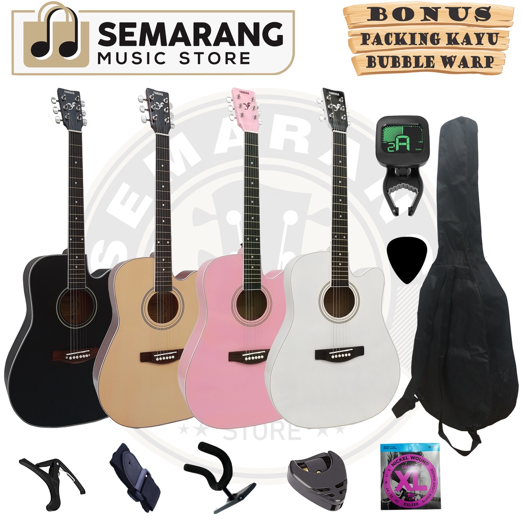 Gitar Akustik Custom Standart Paket Super Komplit