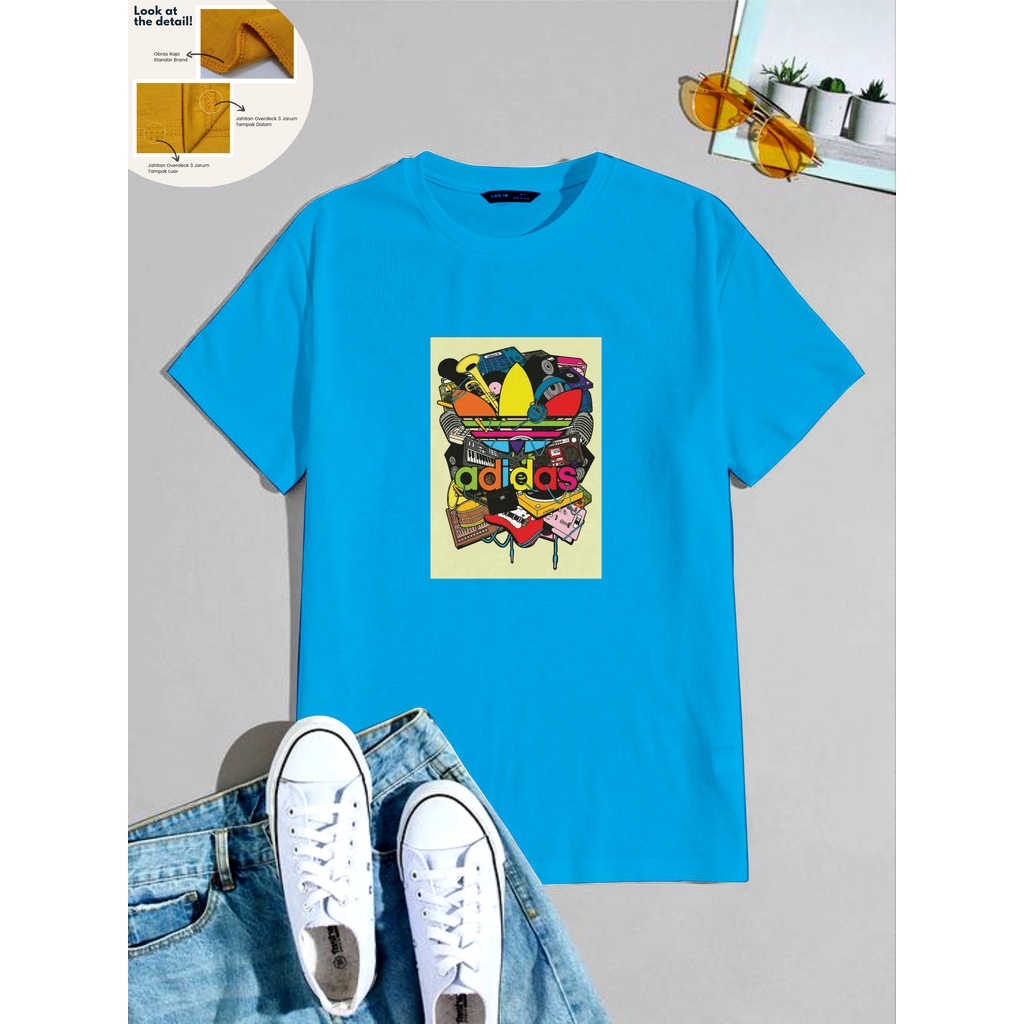 [KIDSSTOCK] KAOS ANAK DAN REMAJA 4DID4S BIRU TURKISH / KAOS PREMIUM