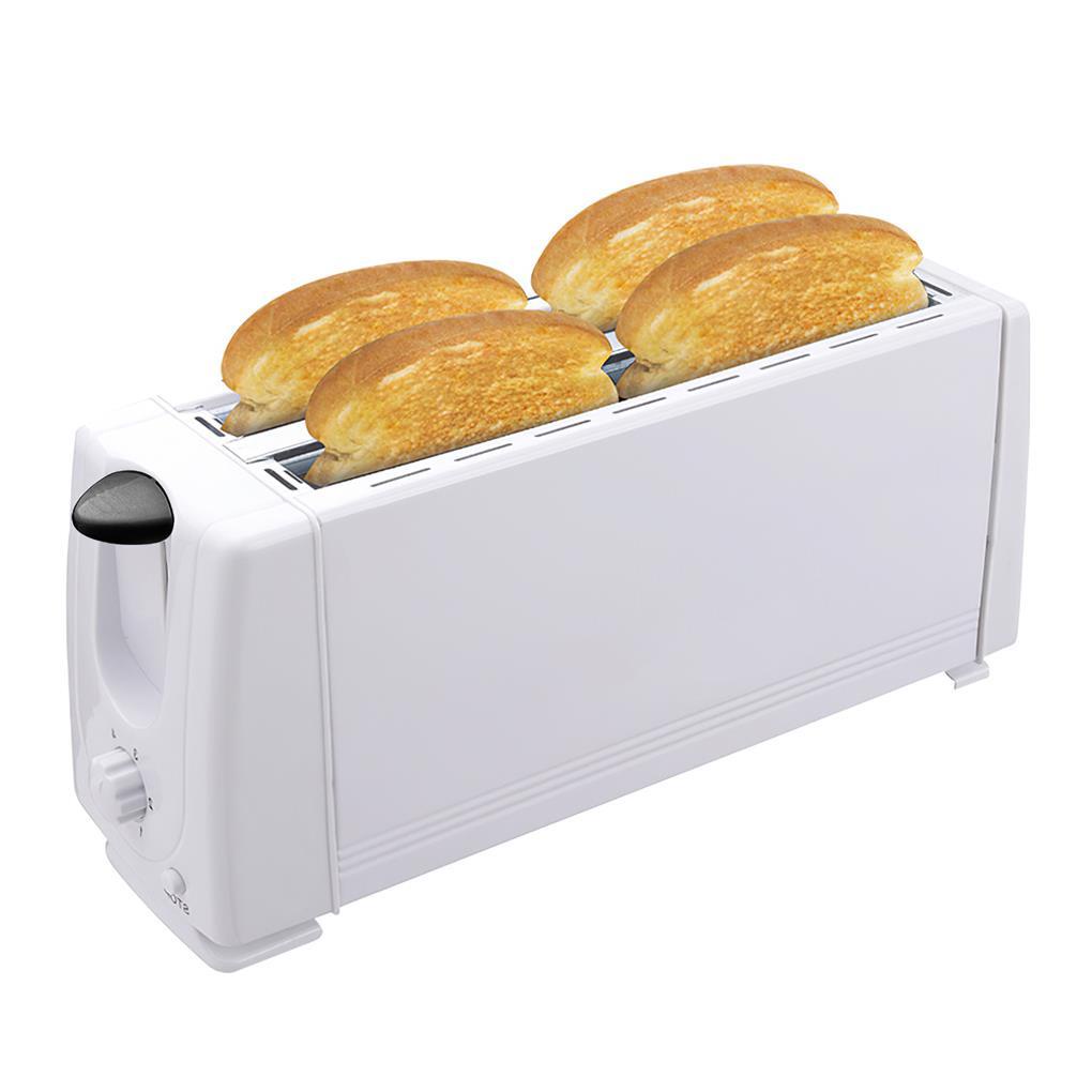 4potong Pemanggang Roti 1200W Bread Breakfast Maker Mesin Panggang Pemanas Cepat Peralatan Masak Rumah Hotel Restoran