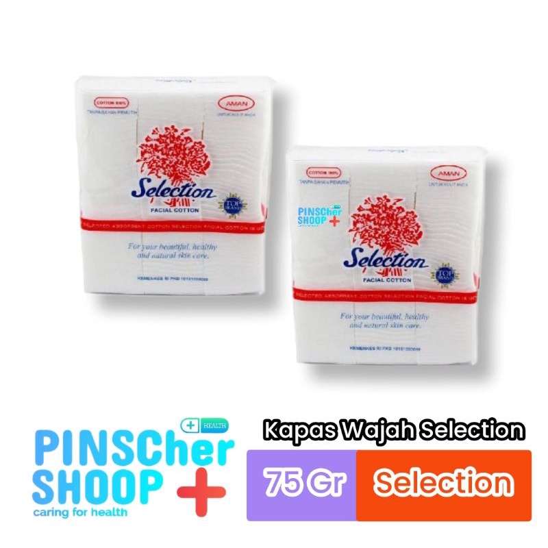 Kapas Wajah Selection 75 Gram Cotton Face Kapas Kecantikan