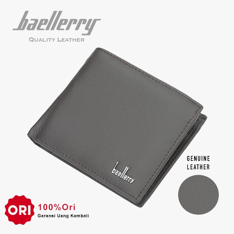 BAELLERRY D1603 Dompet Pria Bahan Kulit Genuine Leather Premium WATCHKITE WKOS