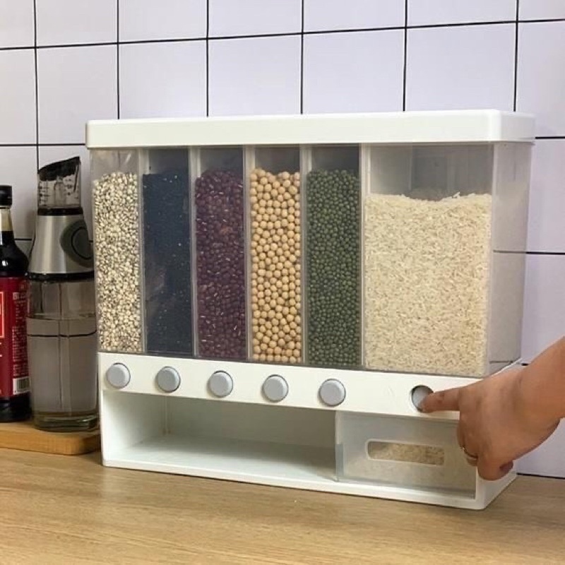 DISPENSER CEREAL 10KG dispenser beras dispenser sereal dispenser kacang tempat beras