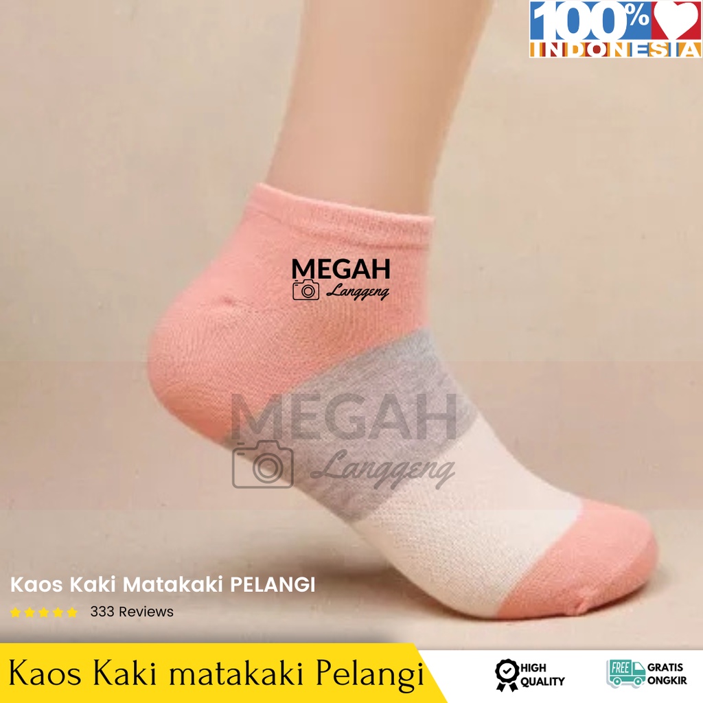 kaus kaki pendek pelangi wanita - kaus kaki polos warna - kaus kaki Semata kaki - Kaos kaki pendek matakaki warna warni/ Ankle socks pria wanita dewasa unisex -Kaos Kaki Polos Pendek - Kaos Kaki Semata Kaki - Grosir Kaos Kaki Pendek Semata Kaki unisex