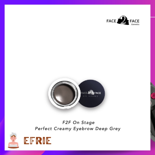 FACE 2 FACE ON STAGE PERFECT CREAMY EYEBROW - DEEP GREY BESTPROMO