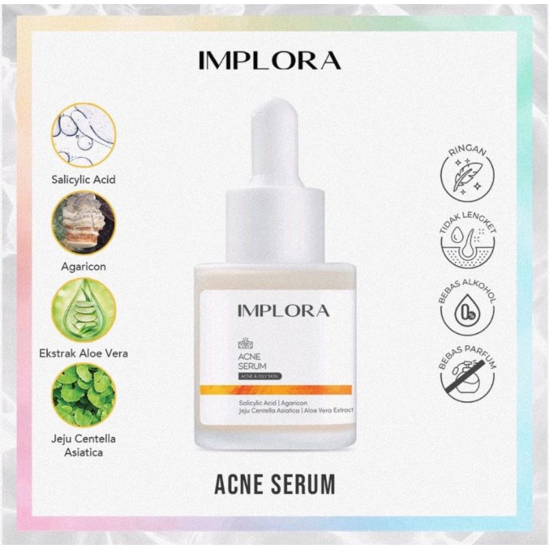 Implora Face Serum 20 ml - Serum Wajah