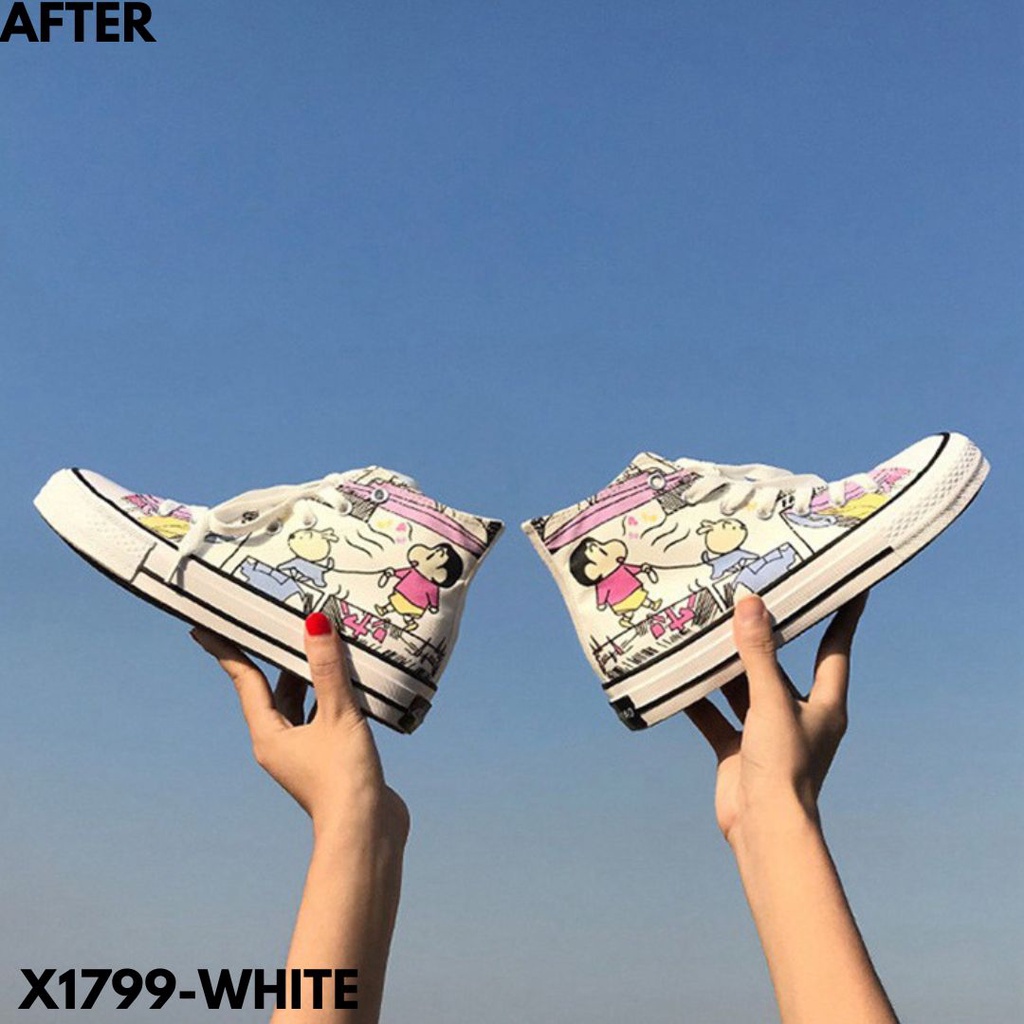 SEPATU SNEAKERS WANITA GAYA ALA ANAK SEKOLAH YANG KEREN BET GOOD QUALITY MATERIAL CANVAS IMPORT 1799