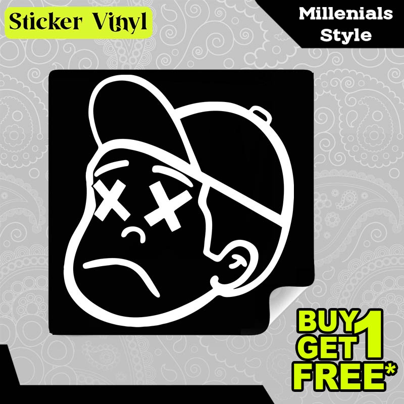 

Stiker Sticker Cross Eye Swag Boy Gambar Unik Desain Keren dan Kekinian Aesthetic Bahan Vinyl Satuan Anti Air