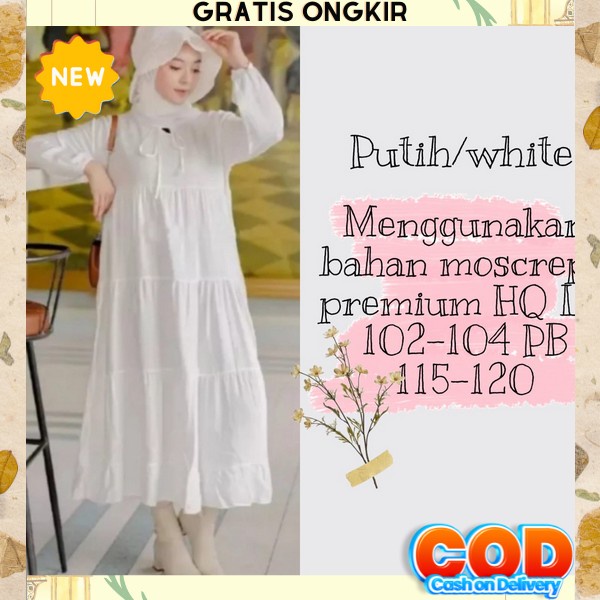 Baju Muslimah Lebaran Jumbo Pakaian Perempuan Muslim Dewasa Remaja Syari Gmis Sarii Games Kekinian D