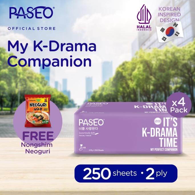 

Paseo Elegant K-Drama 4 Pack FREE Nongshim Neoguri 1 pc