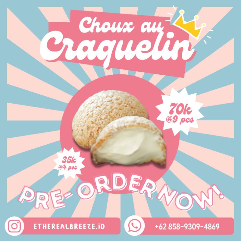 

Choux Au Craquelin