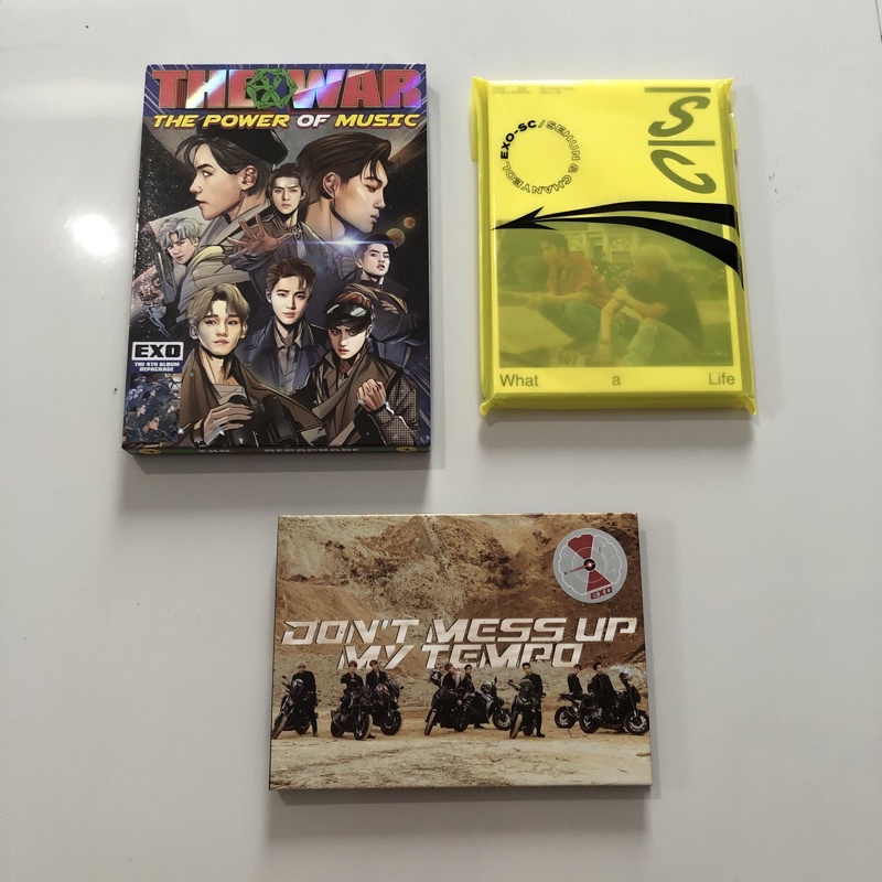EXO Album Only dmumt what a life y tempo sealed moderato yellow power korean korea vee