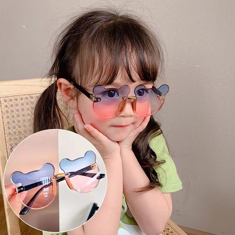 Kacamata Anak Frame Beruang Bear Kids Sunglasses 0-8 tahun Teddy Bear Kacamata Hitam Fashion