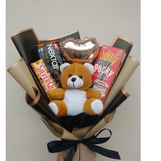 

Lariz manis--Buket Snack Murah | buket Snack Boneka mix balon love