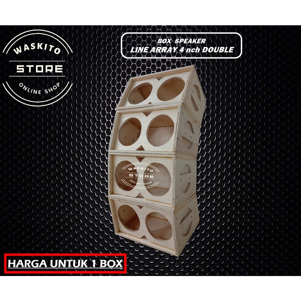 Box Speaker 4 Inch Line Array Double