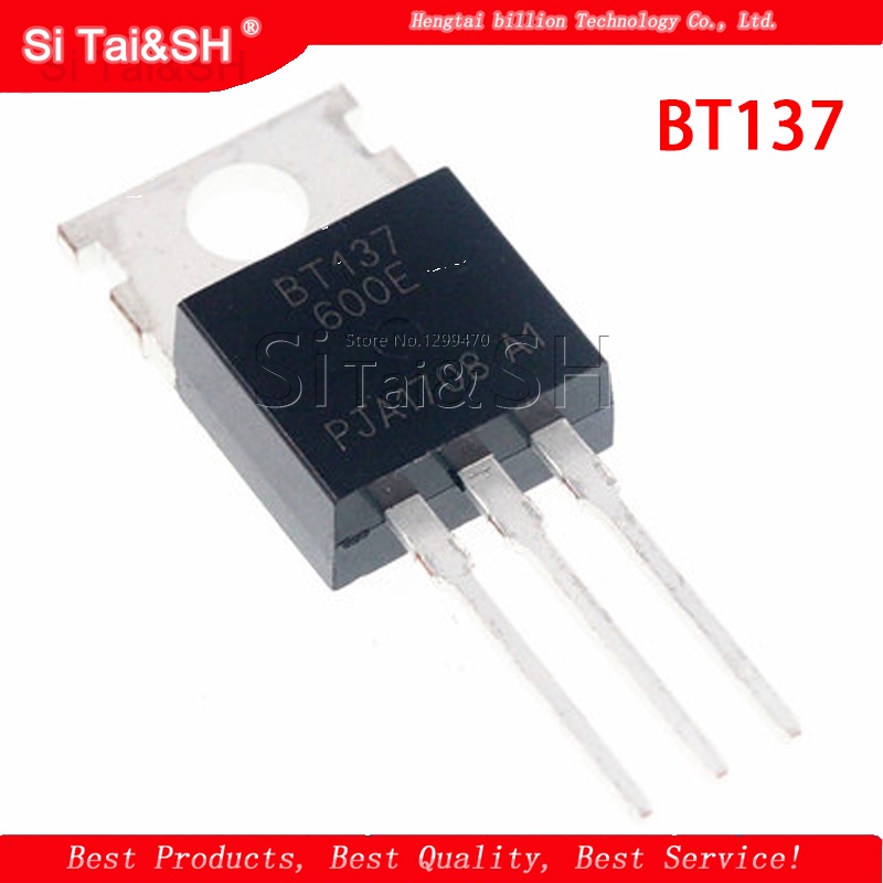 10pcs BT137-600E TO220 BT137-600 TO-220 BT137 137-600 137-600E Triacs sensitive gate 8A/600V Baru Dan original 新Pjg