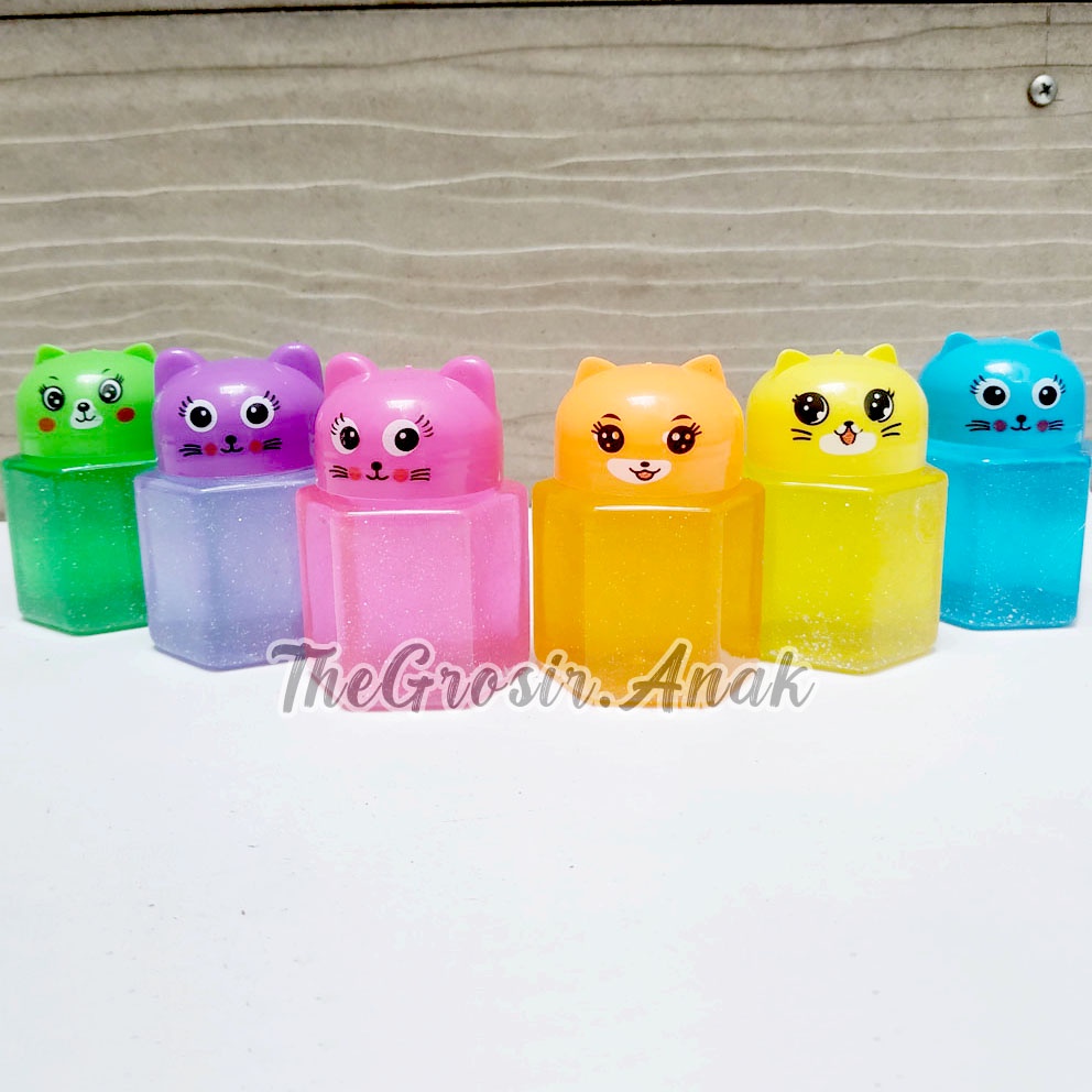 MURAH!!! Slime Clear Jelly Kucing Hexa Cat BOTOL WANGI