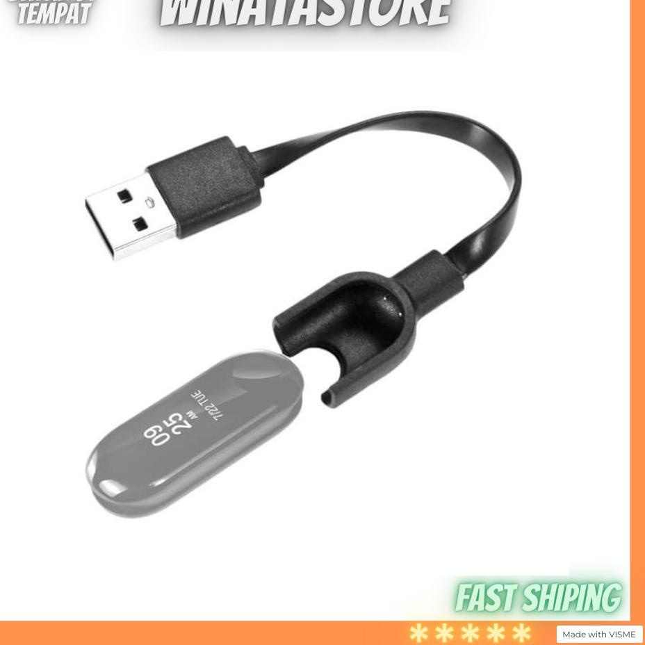 Chekout COD ✅- Kabel Cas Dock Smart Watch Mi Band 6 3 4 dan 5 M3 M4 M5 M6 Dennos Kabel Charger USB