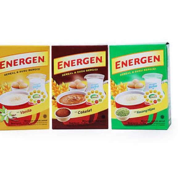 

artu1U5g--Energen vanilla / coklat / kacang hijau isi 5 sachet