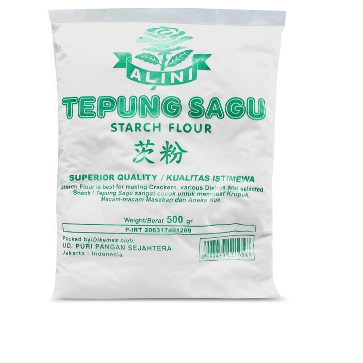 

ゃ Tepung sagu Alini 500 gram ㍽