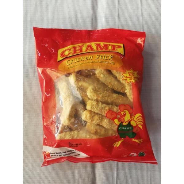 

Champ chicken stick 250g naget stik ayam frozen