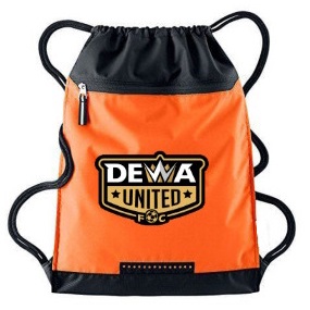 Tas Serut pria string bag polos selempang olahraga bahan Taslan waterproof | Tas Pria Ransel Serut Klub Bola Dewa United