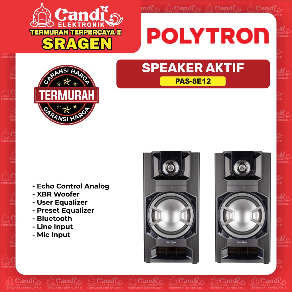 POLYTRON Speaker Aktif - PAS-8E12
