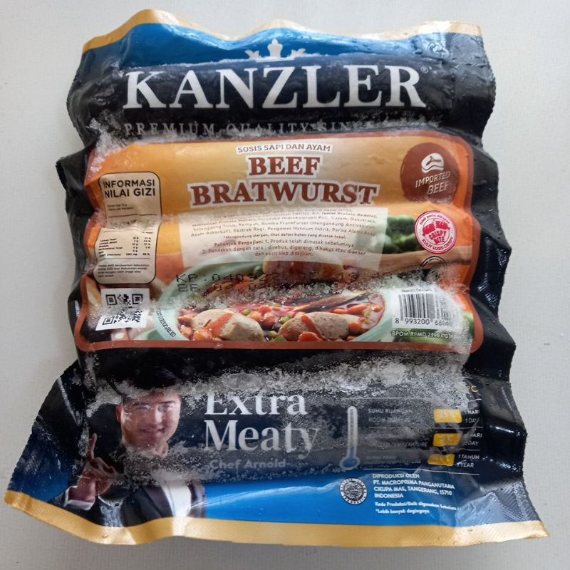 

KANZLER BEEF BRATWURST 360 GR