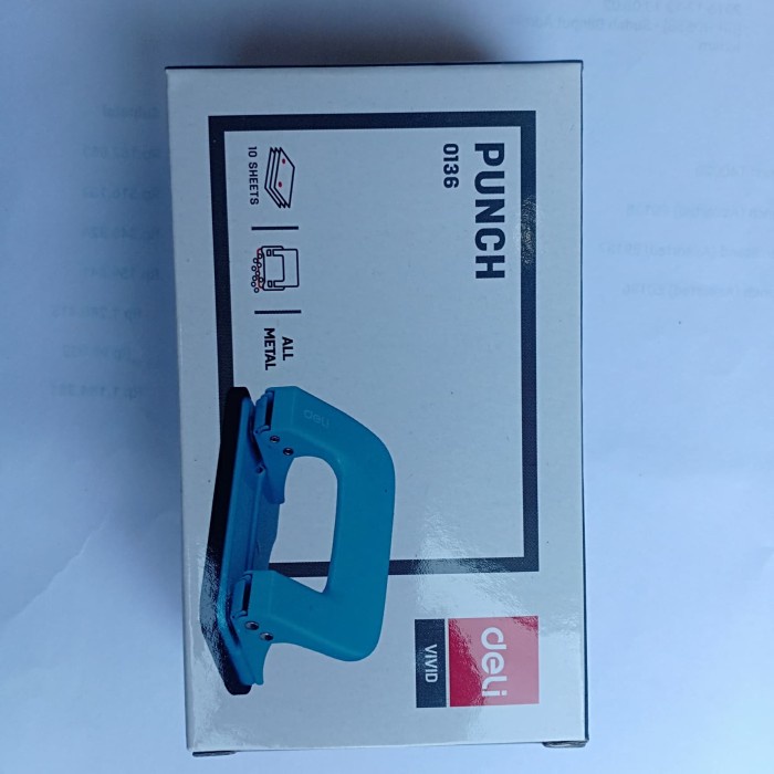 

Bergaransi Punch / Pembolong Kertas Deli 10Sheet Sale!!!