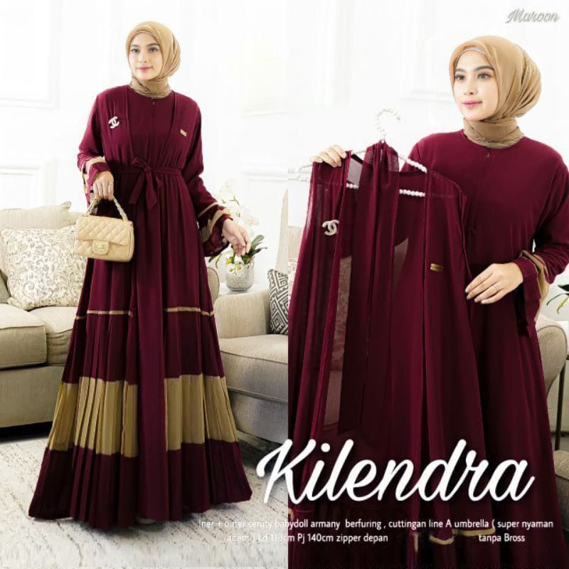 Fashion MUSLIM, baju wanita, baju stelan wanita, setelan, stelan, Baju stelan, fashion wanita, one set. Kilendra Set