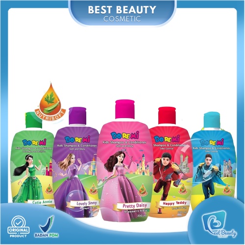 ★ BB ★ Doremi Kids Shampoo Conditioner Anak 200ml - Doremi Kids Shampoo Hijab 180ml