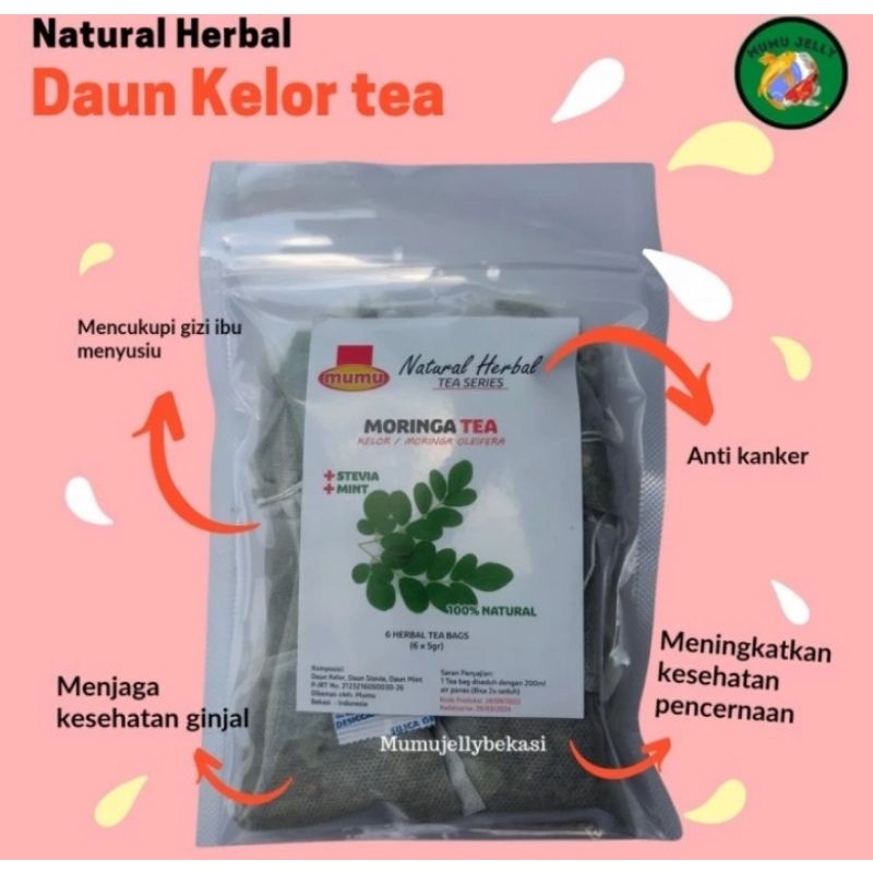 

TEH DAUN KELOR PREMIUM MORINGA ISI 6pcs