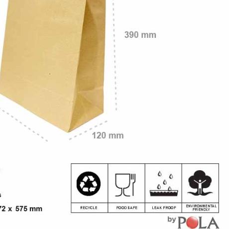 

Paper bag handle murah / kantong kertas tenteng murah HB04