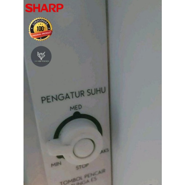 Thermostat - Sensor suhu Kulkas SHARP 1 Pintu Original | Model Tombol/Pencet