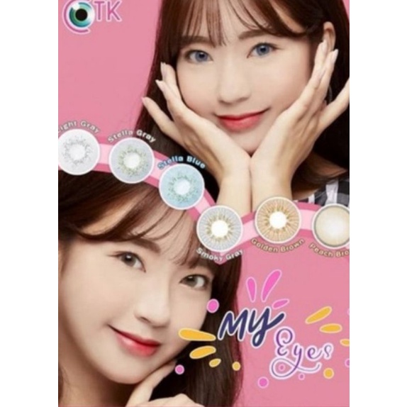My Eyes Softlens Warna. produk CTK. design dan warna sama dgn New More Dubai.