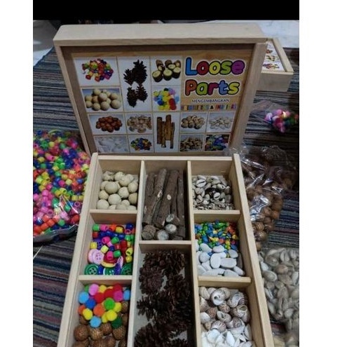 Loose Part Mainan Montessori