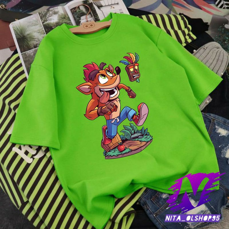 crash bandicot baju anak ctr crash bandicoot