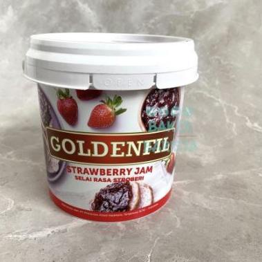 

Murah Lebay--Goldenfil Strawberry Jam 1kg selai stroberi golden fil ORiginal