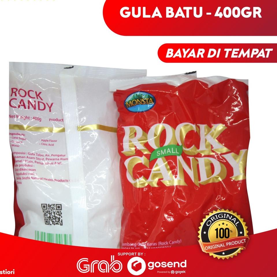 

Hot Item--Monsta Gula Batu RRT Rock Candy 400gr / Lump Sugar