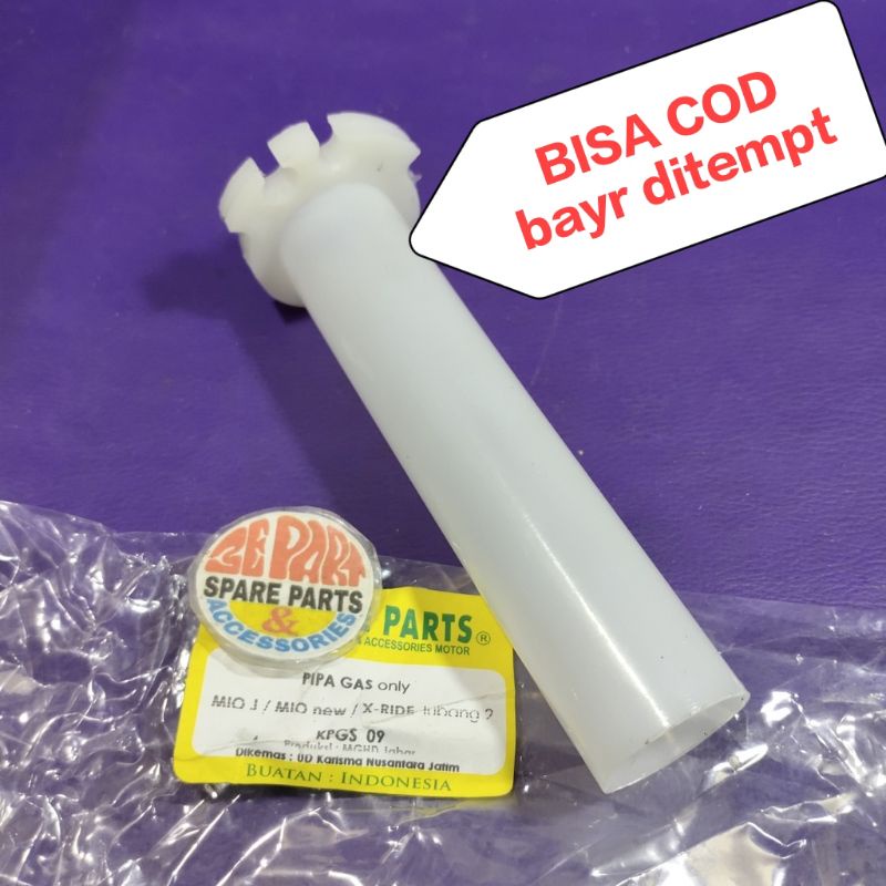 selongsong gas / pipa gas mio j,Mio GT,soul GT 115,X-Ride 115,Fino 115