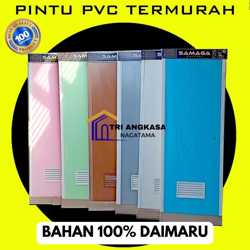 Pintu PVC Kamar Mandi DAIMARU/ Pintu PVC WC Toilet