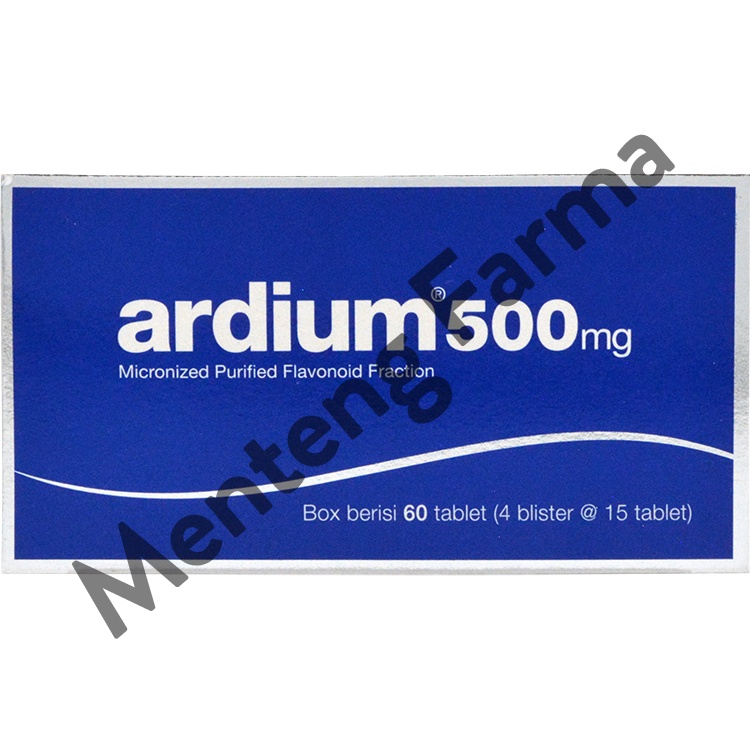 Ardium 500 Mg 15 Tablet - Obat Wasir Ambeien Hemoroid Varises