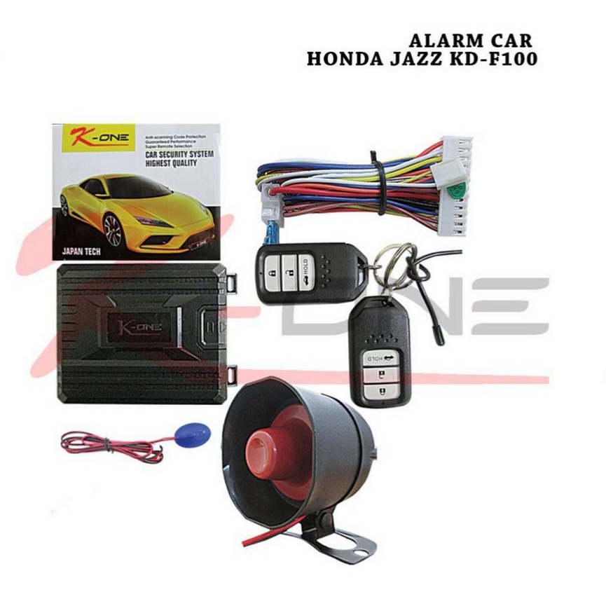 Alarm Mobil Universal model kunci Honda hrv crv all NEW Royal Panther F100