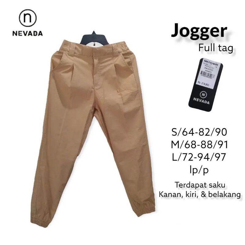 JOGGER PANTS WANITA NEVADA BRANDED ORIGINAL MATAHARI JGRNVD0927