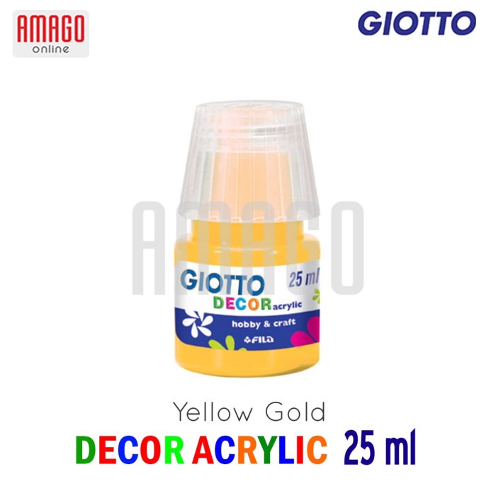 

Promo Giotto Decor Acrylic - 25 Ml - Yellow Gold - 538103 Promo