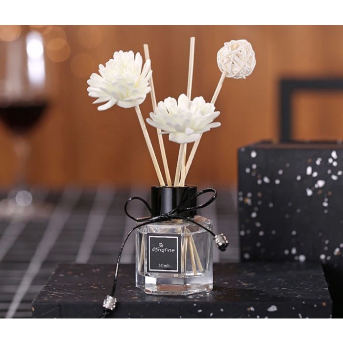 REED DIFFUSER Pengharum stick ruangan aromaterapi essential oil 50 ml parfum kamar tamu mandi tidur